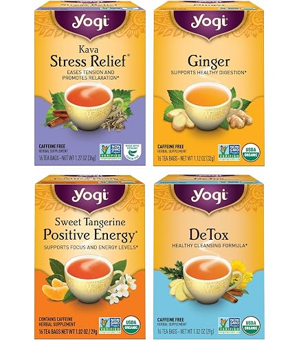 Amazon.com : Yogi Tea & Choice Organics Variety Sampler - 16 Bags